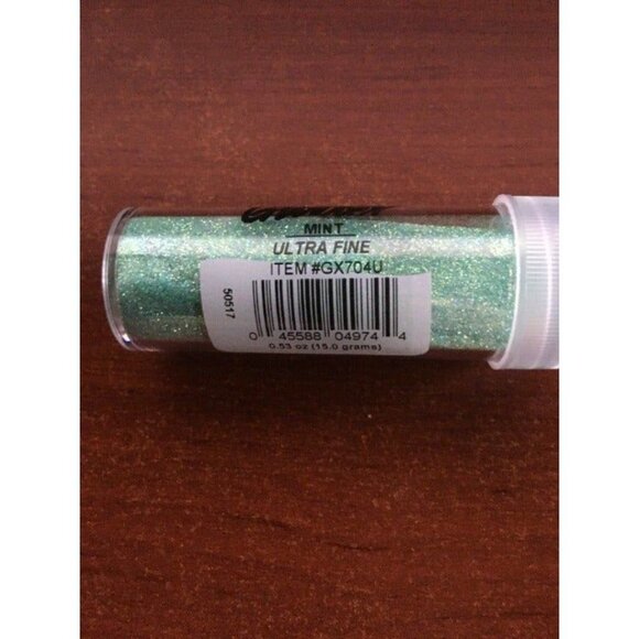 stampendous pastel glitter mint 0.53oz - Picture 2 of 4